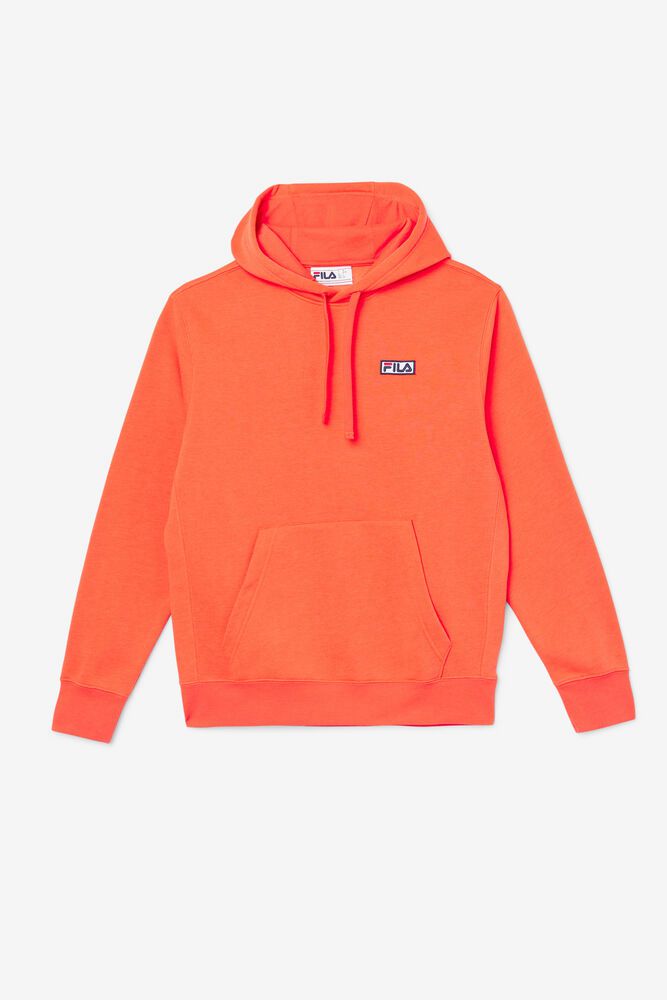 Fila Hoodie Algot Mens Orange - India IEH-370625